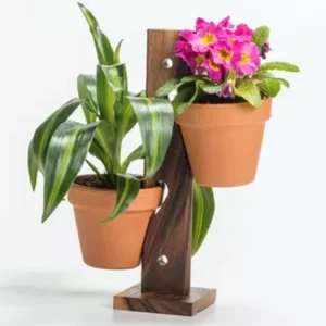 2 Pot Hanging/ Standing Plant Holder