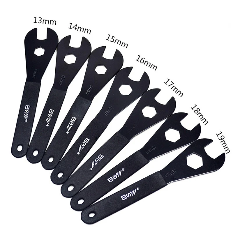Portable High Carbon Steel Cone Bike Axle Wrenches Set Bicycle Spindle Hand Spanner Cycling Outdoor Repair Tools Accesories Kit - Image 7
