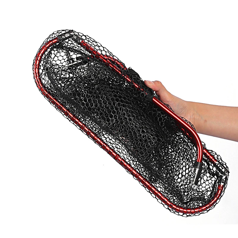 Triangle Net Head Aluminum Alloy 8mm Screw Folding Dip Net 38/45/50cm Gluing Net Outdoor Fishing Tool Accessories - Image 5