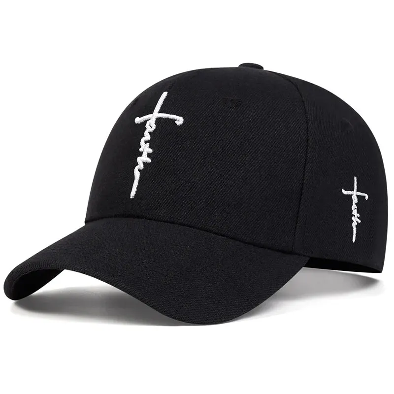 Fashion Faith Embroidery Baseball Cap Men Women Spring Summer Sun Hats Cotton Snapback Hat Unises Hip Hop Trucker Caps Gorras - Image 2