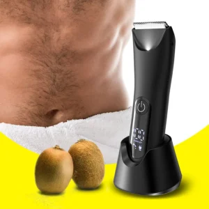 The Ballber Pro Electric Groin & Body Hair Trimmer for Men - Mens Body Groomer Kitfor Privates -Shaver for Hard to Reach Areas