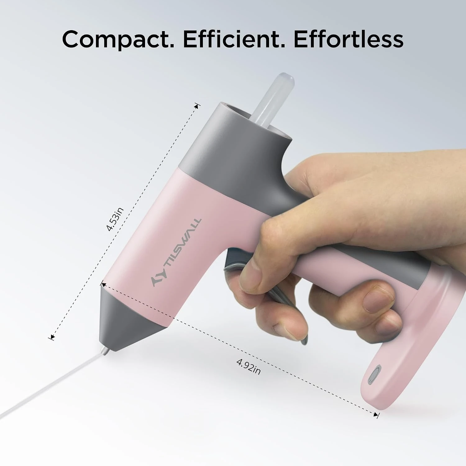 Hot Glue Gun 15W With 20 Glue Sticks 7mm X 140mm Hot Melt Glue Gun 4V Mini Rechargeable Hot Glue Gun 30s Quick Heating Anti-Drip Nozzle USB-C For School DIY Crafts And Quick Household Repairs - Image 4