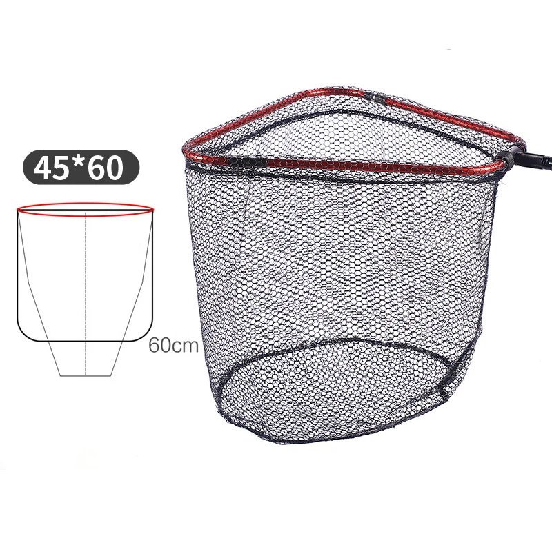 Triangle Net Head Aluminum Alloy 8mm Screw Folding Dip Net 38/45/50cm Gluing Net Outdoor Fishing Tool Accessories - Image 8