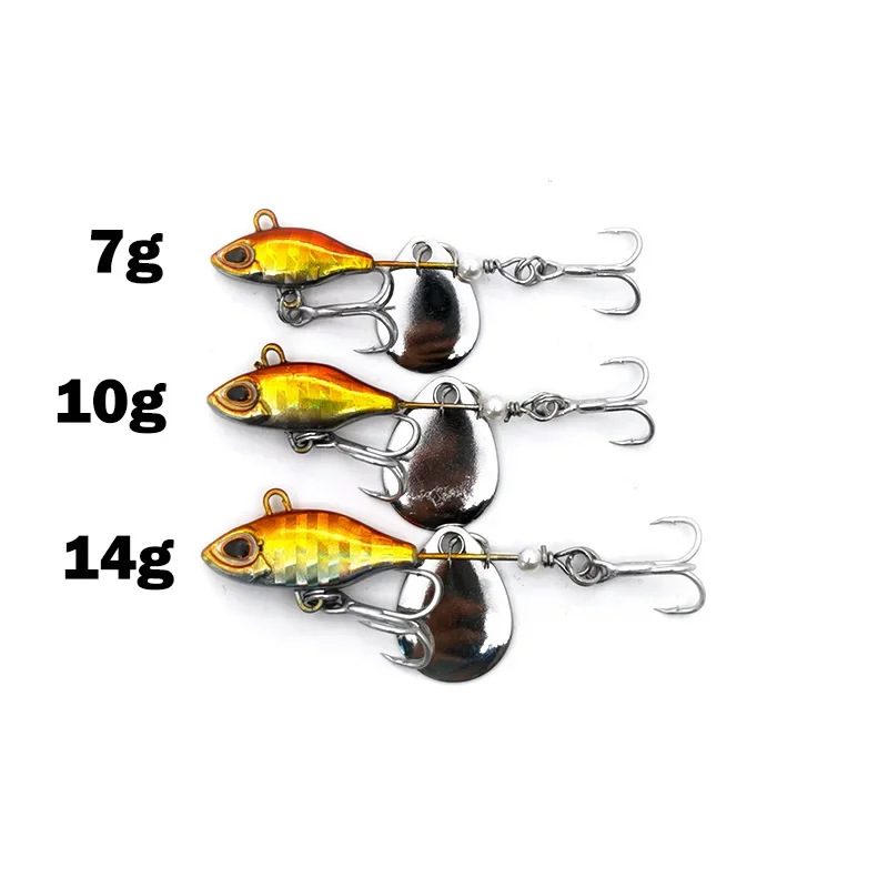 OUTKIT Long Shot Rotating Tail VIB vibration Bait Spinner Spoon Fishing Lures Jigs Tractor Fishing Hard Baits Tackle Pesca - Image 3